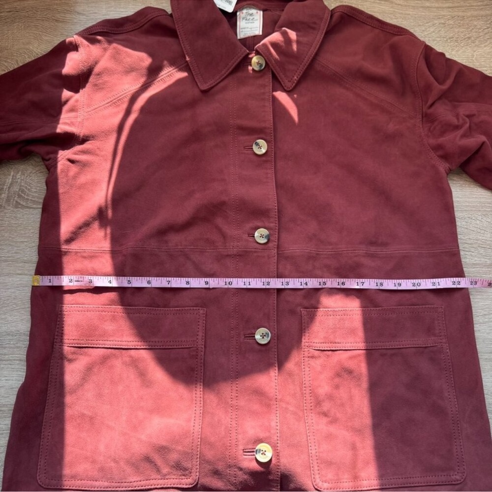 NWT Free People Annalise Suede Jacket We The Free Marsala Red Small - Picture 11 of 14